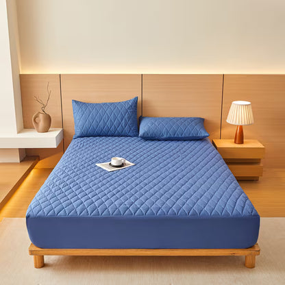 CloudShield Waterproof Mattress Protector — Deep Pocket Fitted Sheet, Noiseless & Ultra-Soft