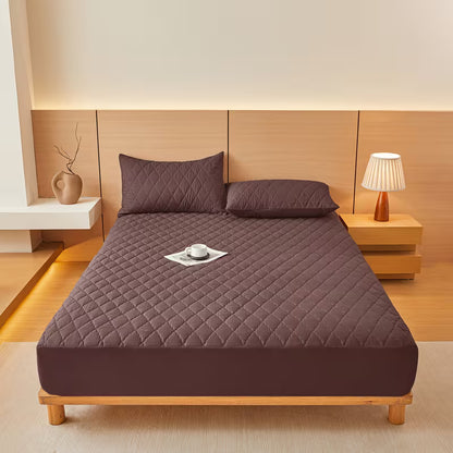 CloudShield Waterproof Mattress Protector — Deep Pocket Fitted Sheet, Noiseless & Ultra-Soft