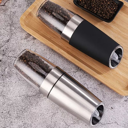 Electric Pepper Grinder with LED Light