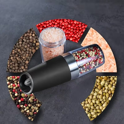 Electric Pepper Grinder with LED Light