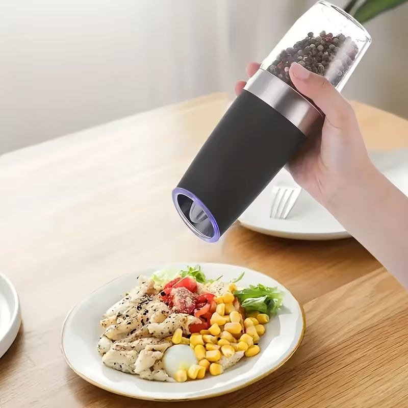 Electric Pepper Grinder with LED Light