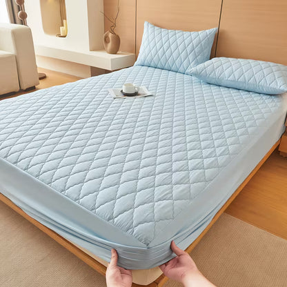 CloudShield Waterproof Mattress Protector — Deep Pocket Fitted Sheet, Noiseless & Ultra-Soft